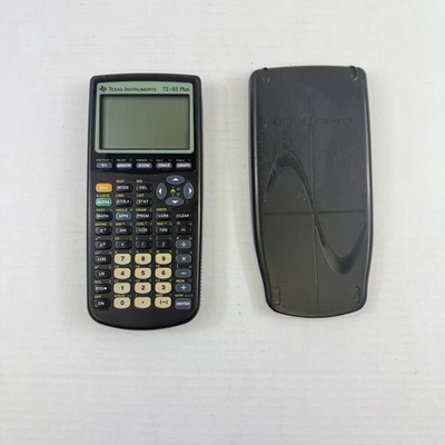 Texas Instruments TI-83 Plus Graphing Calculator w/ Cover For Parts Or Repair