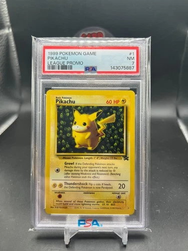 1999 Pokemon Pikachu Ivy League Promo PSA 7