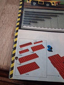 LEGO Instruction Manual Technic Mobile Crane 955 No Bricks Punch Hole