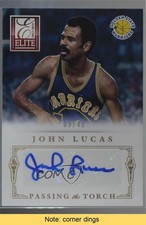 2013-14 Panini Elite Passing the Torch 9/49 John Lucas III #22 Auto READ 2ct