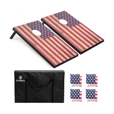 Cornhole Set 4x2 and 3X2 Regulation Size Corn Holes Sets with Carrying Bags ...