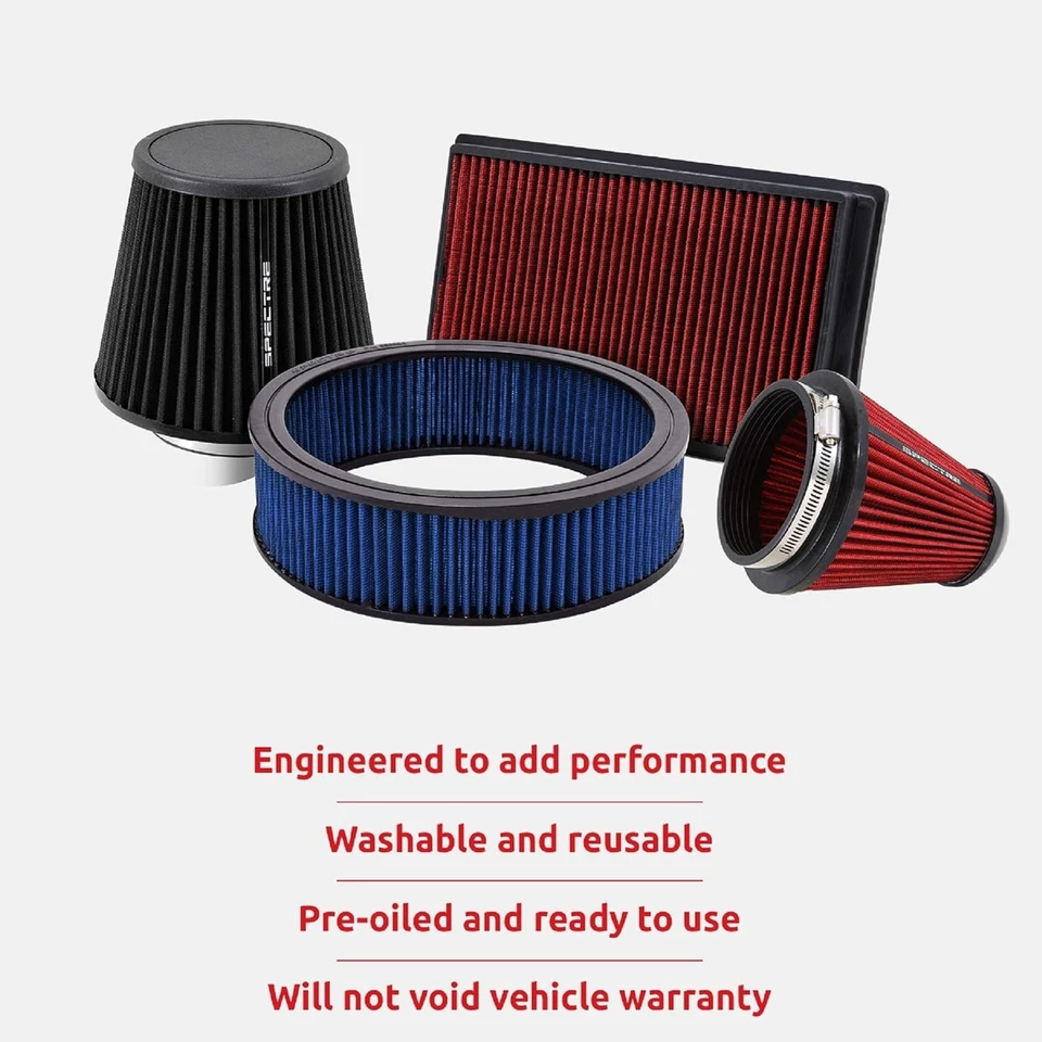 Spectre Performance Air Filter HPR7351 Red Washable for Toyota Lexus RX300 - Image 4 of 4