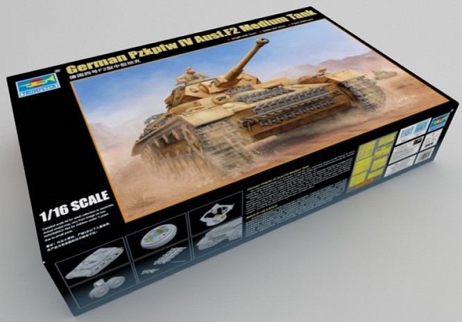 Trumpeter 00919 - 1:16 German Pzkpfw IV Ausf.F2 Medium Tank Model