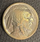 1916 P Buffalo Nickel 5 Cent Piece- Philadelphia, Fine/VF Details