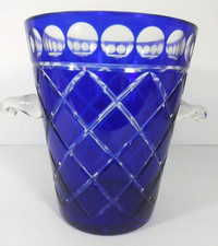 Cut to Clear  Blue Glass Handled Diamond/Circ...