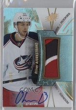 2016-17 SPx Rookies Gold Patch Auto /99 Oliver Bjorkstrand #R-OB Patch Auto ev1