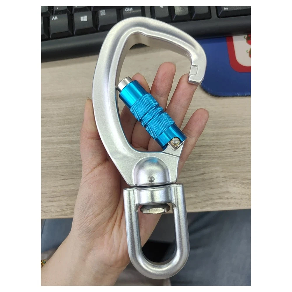 Swivel Carabiner Clip 360° Rotatable Carabiner Big Auto Locking Carabiner5034