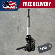 4 Ton Welded Hydraulic Car Bottle Jack For Auto Repair And House Lift Black