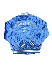 VINTAGE Women's Racing Jacket Size M - Hartwell Satin Bomber USA Made Dwarf Car