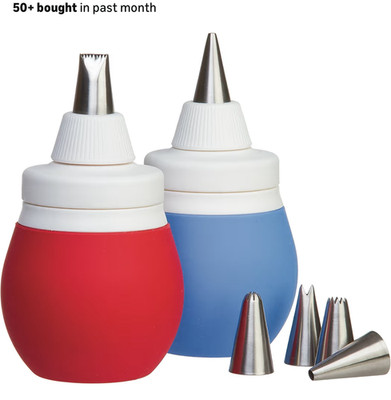 PrepWorks Decorating Kit - Complete Set for Cake, Cupcake, and Cookie Decorat...