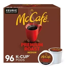 McCafe, Premium Roast Coffee, Keurig Single Serve K-Cup Pods, 96 Count