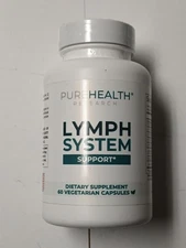 PureHealth Lymph System Support - Lymphatic Supplement 60 Capsules 10/26