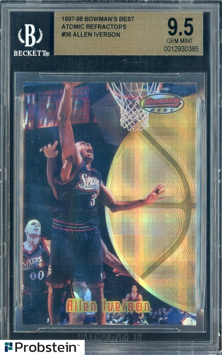 Bowman Allen Iverson Basketball 1997-98 Season Sports Trading