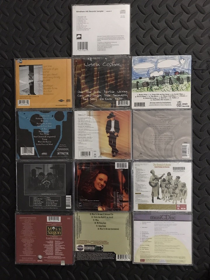 29 Pc BRAND NEW / FACTORY SEALED ASSORTED CDs 💿 Compact Discs VINTAGE ...