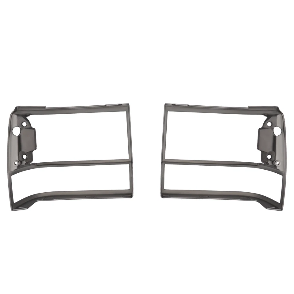 Bisel de ajuste de faros delanteros negro 2 piezas para Ford Ranger Bronco Explorer 1989-1994 Foto 2 de 4