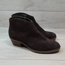 Clarks Women Ankle Leather Heels sz 8M