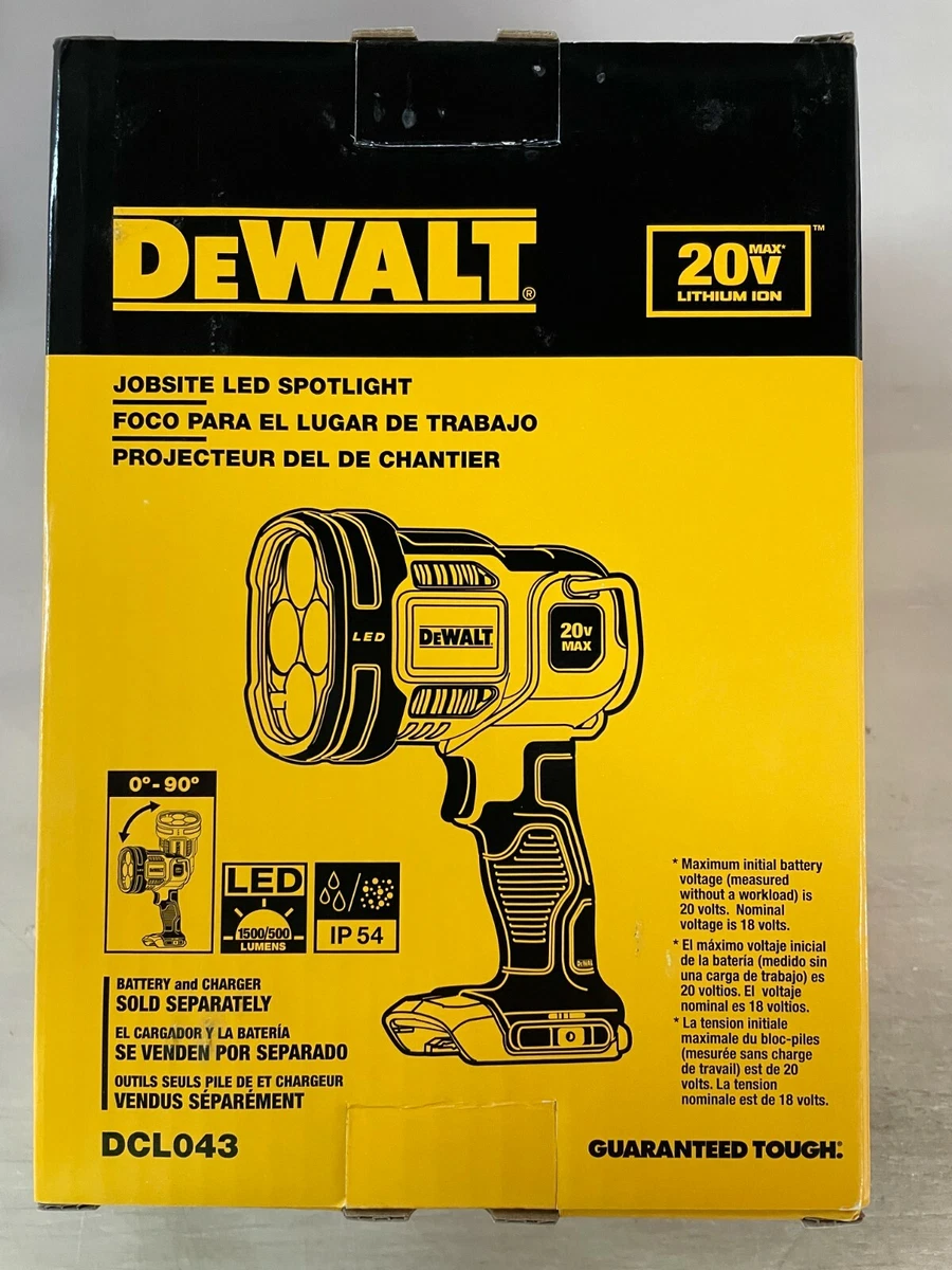 Dewalt 20 volt spotlight sales
