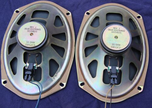 Delco GM Original 6x9 10 Ohm Speakers - CHEVY, BUICK, PONTIAC, OLDS, CADILLAC