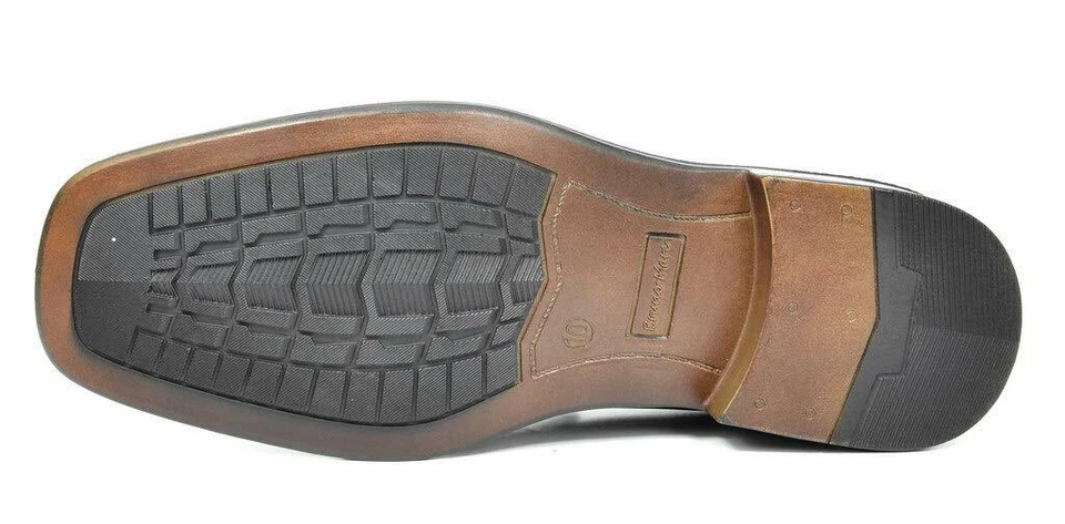 Bruno Marc Men's Leather Lined Square Toe Formal Dress Loafers Slip On Shoes US - Image 4 of 4