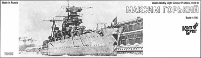 # Combrig 70439  :  ''MAXIM GORKIY'' sowj. Leicht. Kreuzer Pr.26- Resin-Kit 1:700