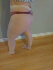 Vintage Pantyhose Wonderbra All Sheer Color Off White Size Average BWON4