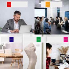Office Door Sign,Do Not Disturb/Please Knock/Out of Office/In a Meeting/Working
