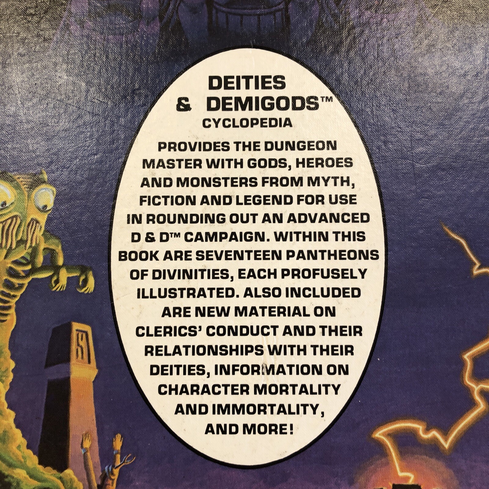 Advanced D&D AD&D TSR Presents Deities & Demigods 1980 128 page | eBay