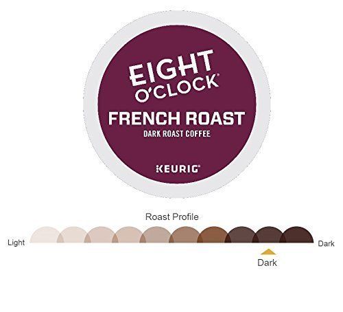 Eight O'Clock French Roast Coffee 18 to 144 Keurig Kcups Pick Any Size FREE SHIP - Picture 3 of 3