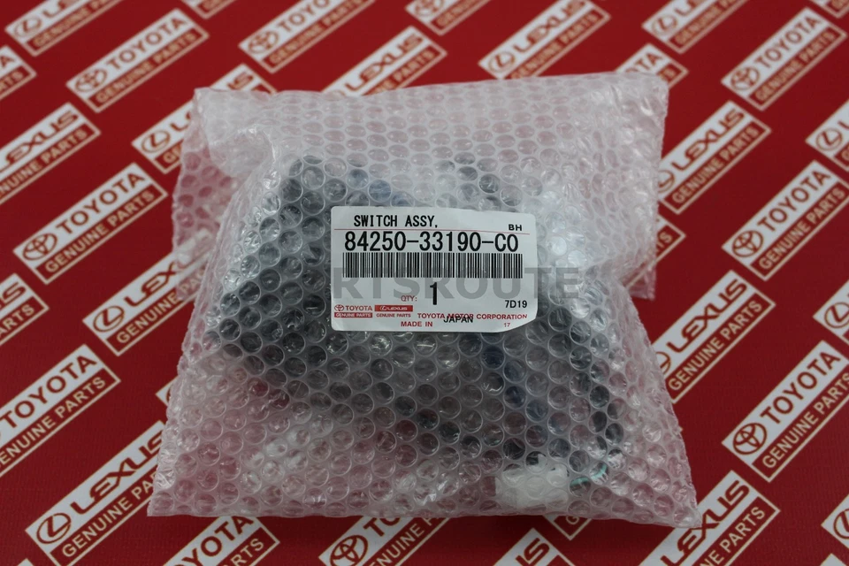 Interruptor de control de almohadilla de volante Lexus ES350 OEM genuino 84250-33190-C0 07-10 Foto 3 de 3