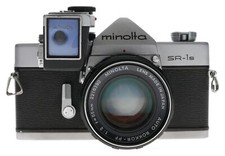 Minolta SR-1s Model V 35mm SLR Camera Auto Rokkor-PF 1:2 f 55mm
