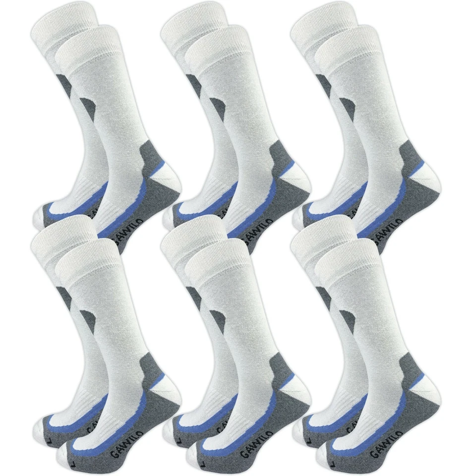 GAWILO 6 Paar Herren Laufsocken | Funktionssocken | Funktionsgarn | Sportsocken
