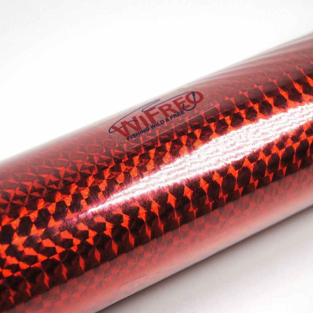 5/10m Holographic Adhesive Film Sticker Flash Tape Lure Making Skin DIY