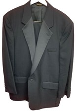 Men’s Brooks Brothers Est. 1818 Brooksease 2-Piece Wool Suit-Black-USA Made