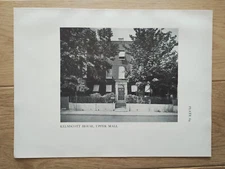 Kelmscott House, Upper Mall, Hammersmith, London - Antique Print - 1915