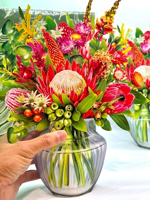 ORIGAMI POP CARDS Blooming Australia 3D Pop Up Native Bouquet Happy Birthday
