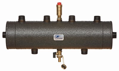 INOX Made Low Loss Header 40kW 2x1'' Tapings & 4x1'' Tapings HORIZONTAL/VERTIKAL