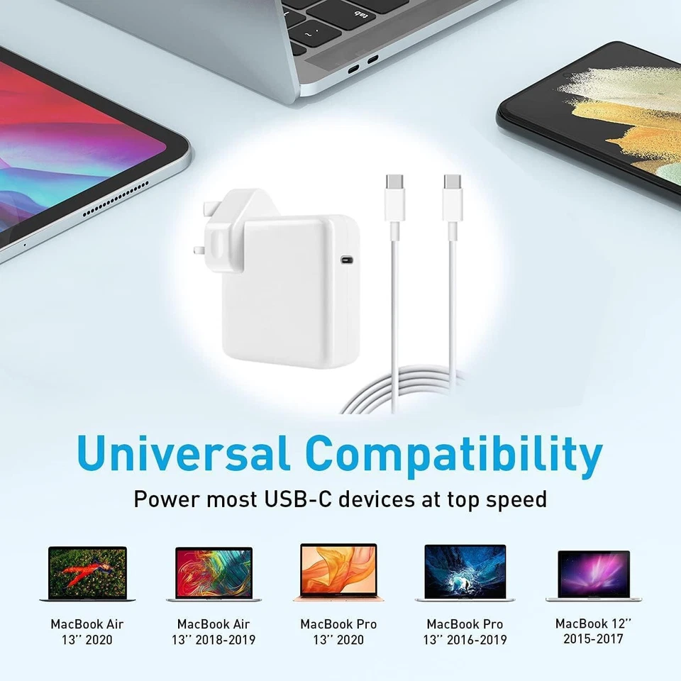 For MacBook Pro Charger 87W USB C Fast Charger Compatible with MacBook Pro 16,15 - Image 3 of 4