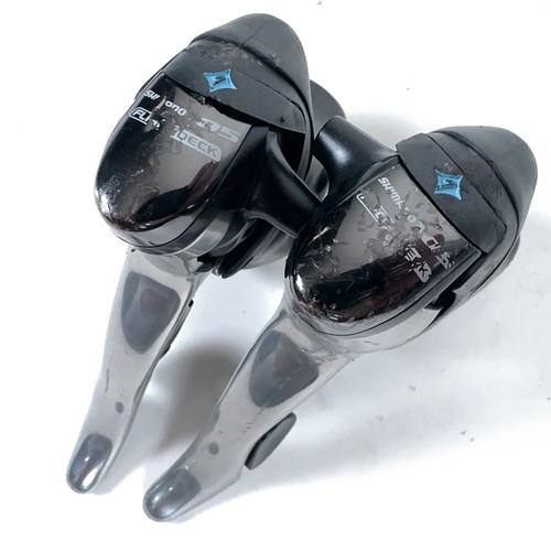 Shimano 105 ST-5510 3x9 Shift Brake Levers w/ Specialized Short Reach Inserts