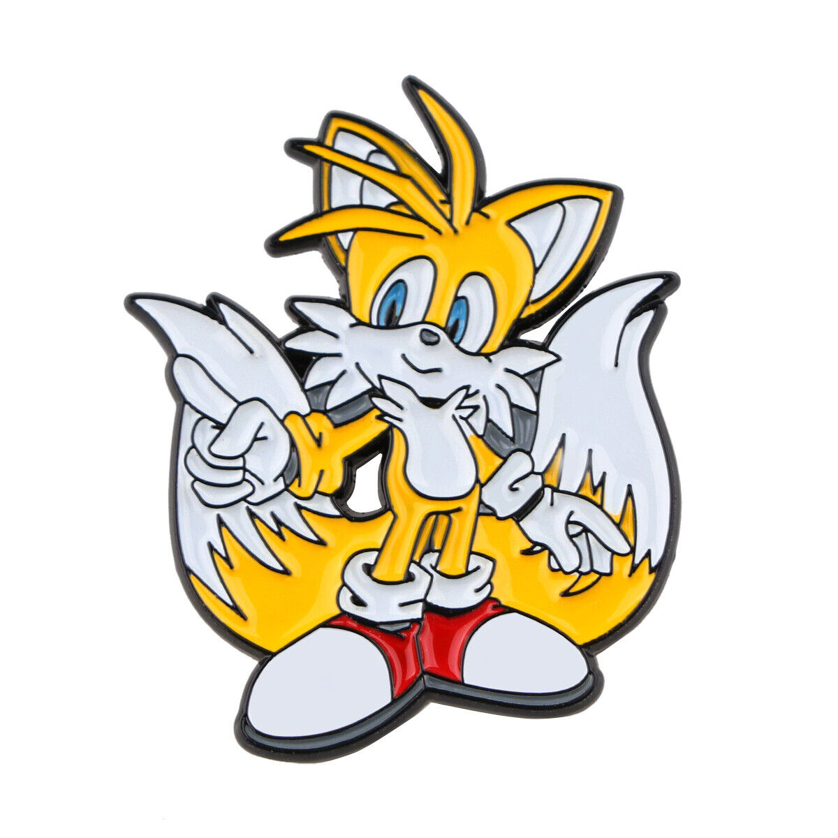  Sonic and Tails - Classic Sonic The Hedgehog Collectible Pin :  Clothing, Shoes & Jewelry