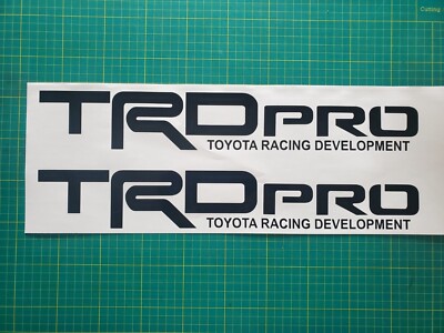 2x TRDpro Bedside Vinyl Decal Sticker for Toyota Tacoma Tundra