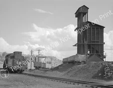 1940 Railroad Yards, Durango, Colorado Vintage Old Photo 8.5" x 11" Reprint