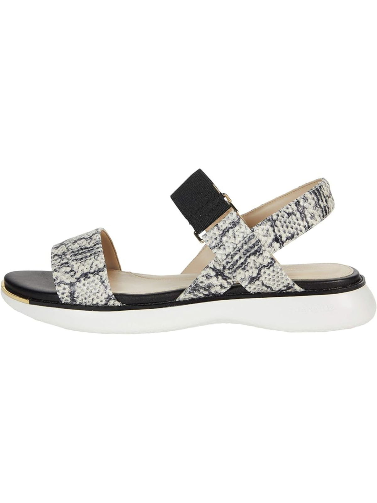 COLE HAAN/ женские черные босоножки Carmel на платформе без шнуровки с открытым носком; размер 10.5 B