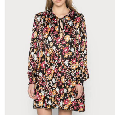 knee length dresses for ladies Free People women's Daisy Jane floral mini dress XS NEW – Makenna's Threads main image 1
