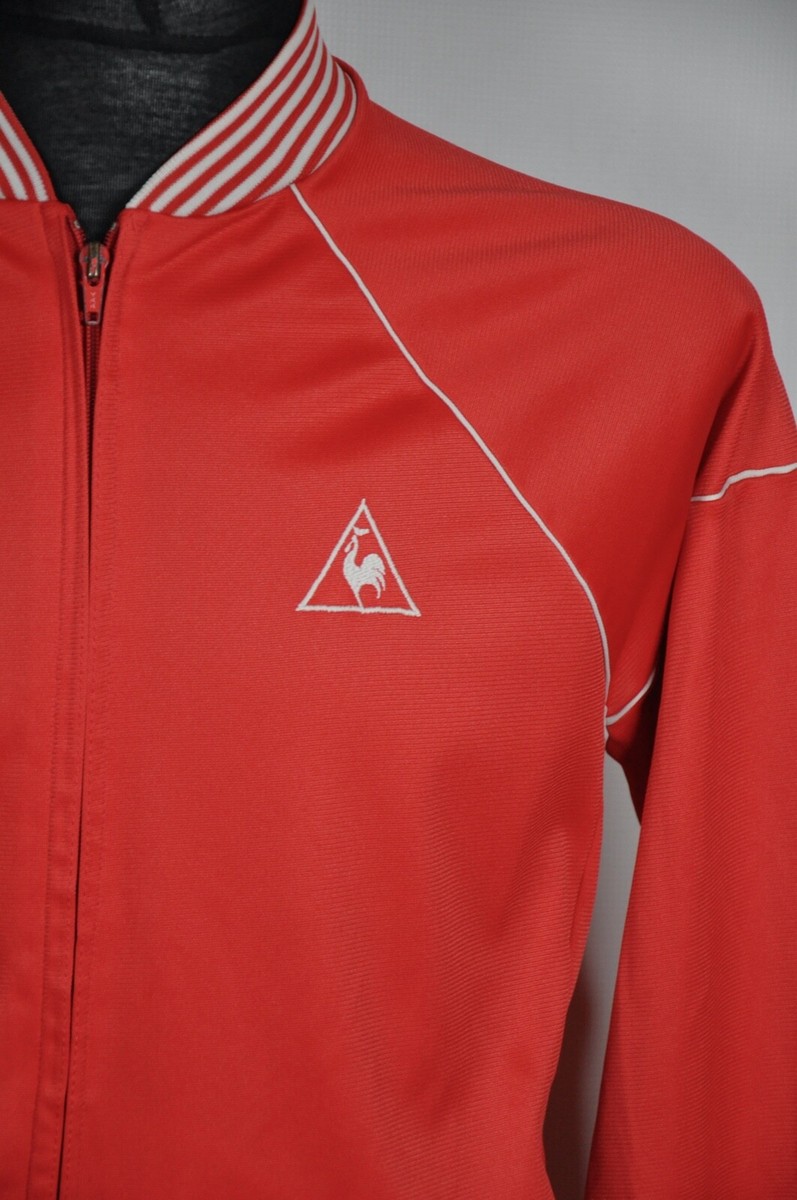 Vintage Le Coq Sportif Track Top Jacket Red Men's size 186 Vintage Le Coq Sportif Track Top Jacket Red Men's size 186