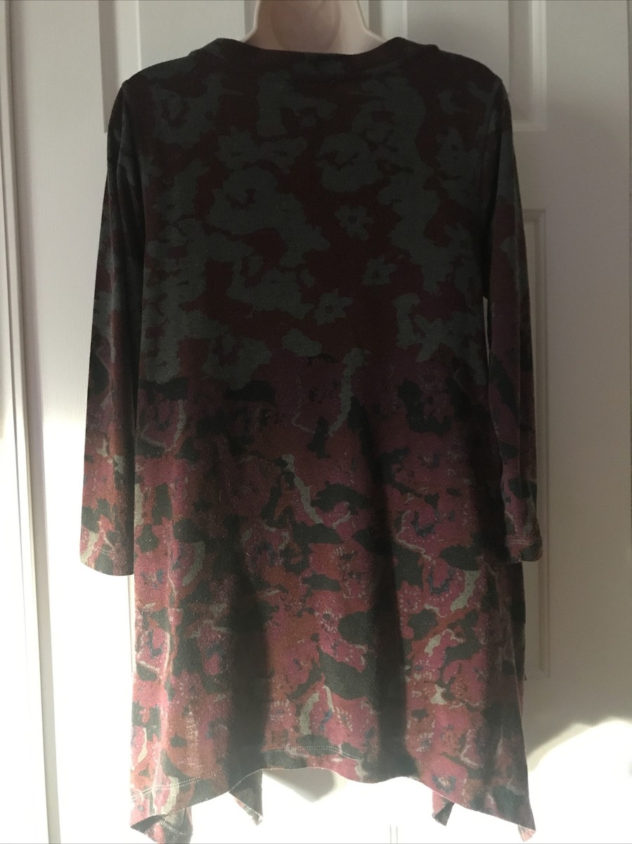 Top Tunique Chelsea & Theodore Shark Bite - Manches 3/4 Asymétrique - Taille S - Occasion Très Bon état