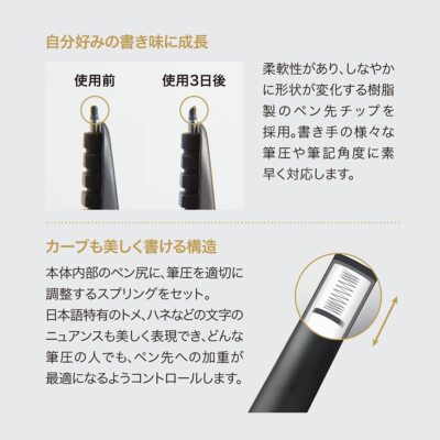 PARKER IM 5th All Black BT F Fine Brass Stainless Steel 21 34300