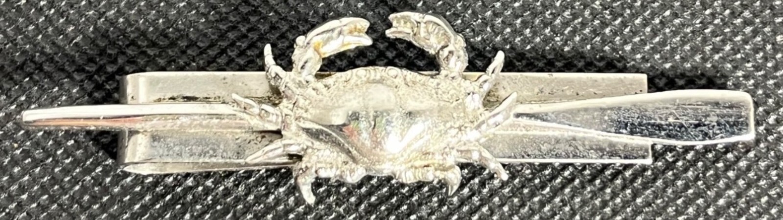 Vintage Wells Sterling Silver Crab Money Clip-image