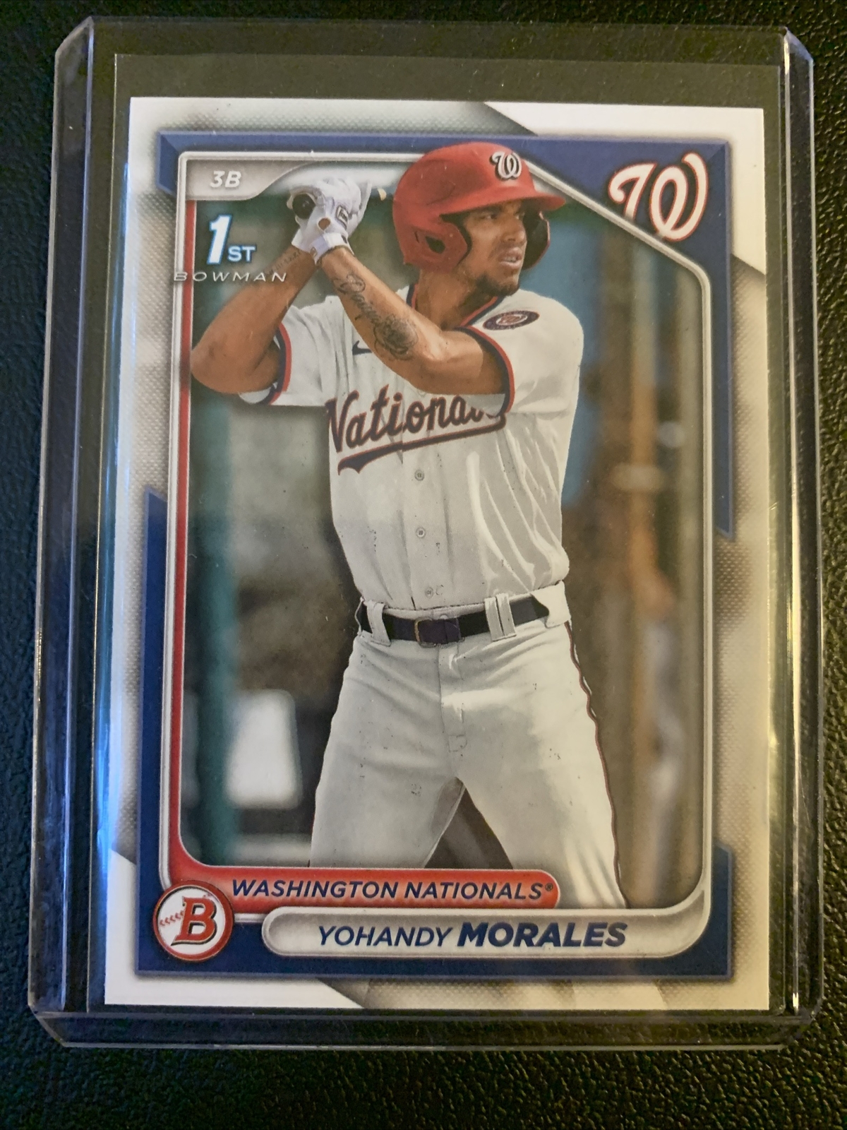 2024 Bowman Prospects Yohandy Morales 1st Rookie RC #BP-52 Washington Nationals
