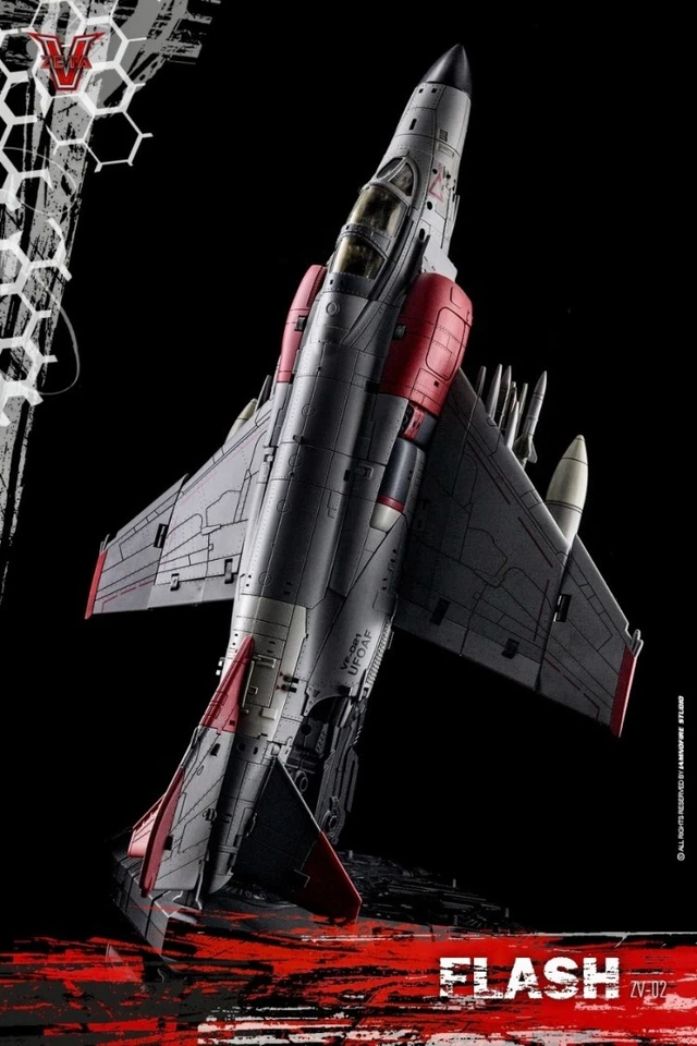 Zeta ZV02 ZV-02 Thunder Warrior Blitzwing Mvoie version Robot Figure toy STOCK - Image 4 of 4