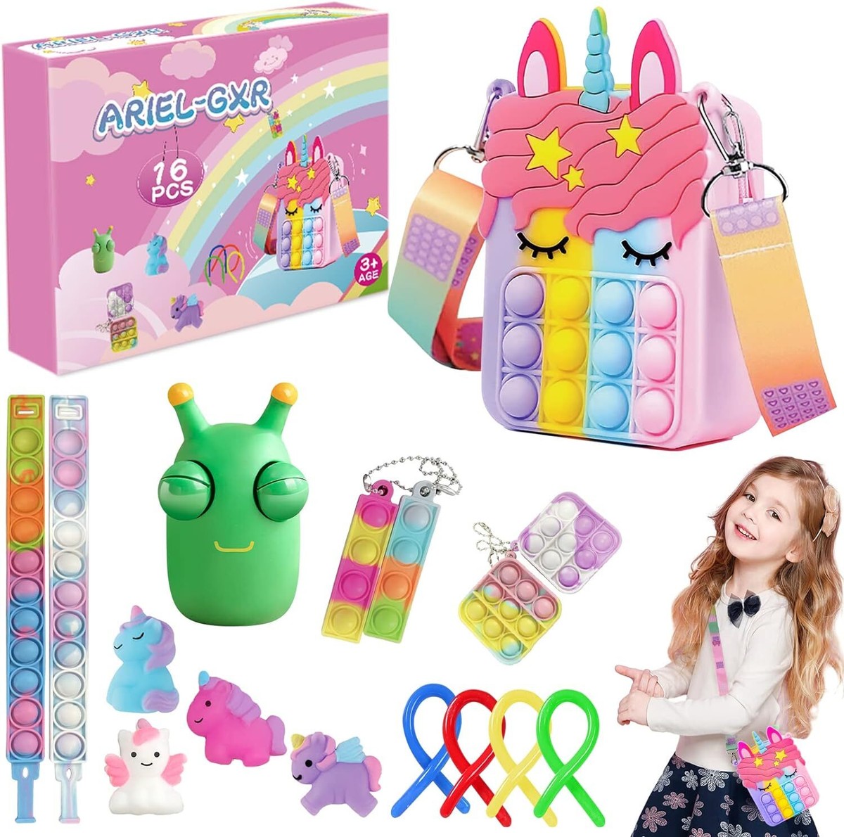 Fidget Girls Toys Pack,Girls Toys for 10 11 12 Year